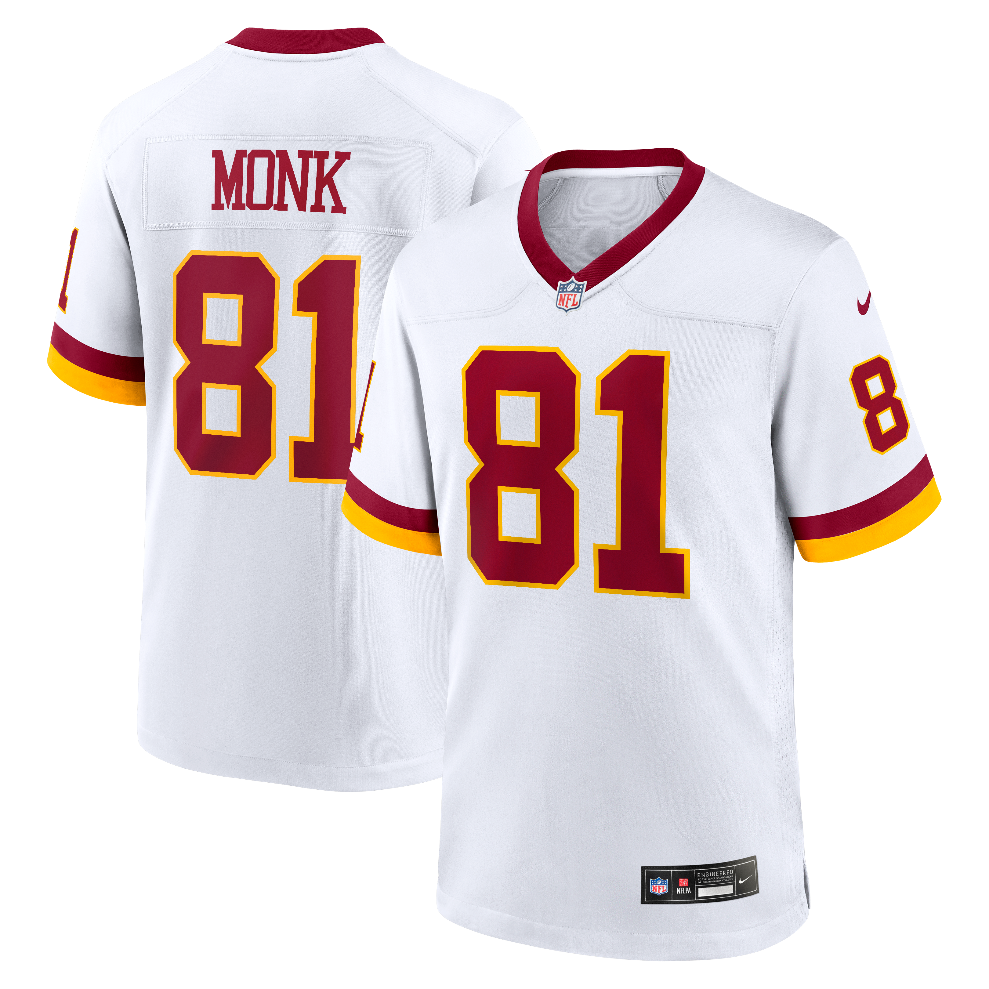 Art Monk Washington Commanders Alternate 2 Super Bowl Era Game Jersey White