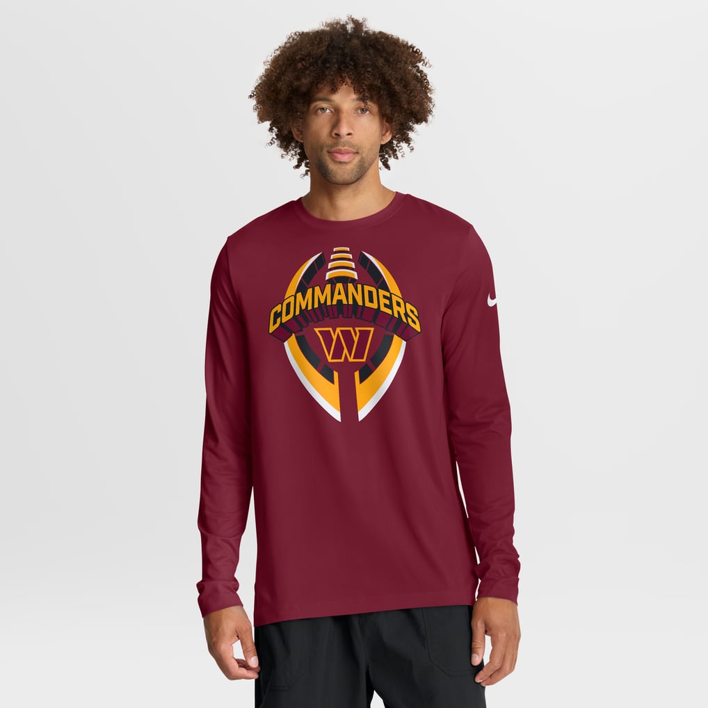 Washington Commanders Nike Primetime Legend Icon Performance Long Sleeve T-Shirt - Burgundy