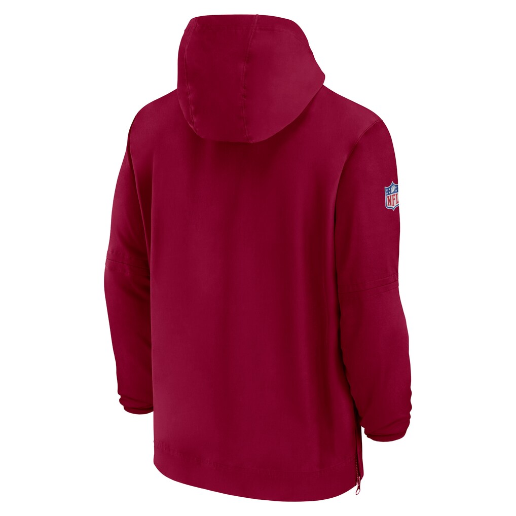 Washington Commanders Nike Sideline Half-Zip Hoodie - Burgundy