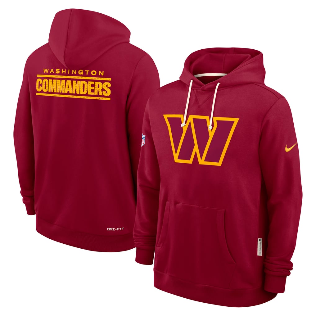 Washington Commanders Nike Sideline Standard Issue Initial Home Dri-FIT Hoodie - Burgundy