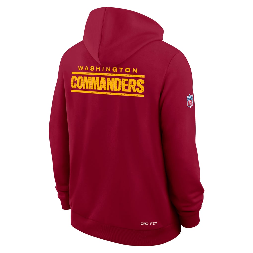 Washington Commanders Nike Sideline Standard Issue Initial Home Dri-FIT Hoodie - Burgundy