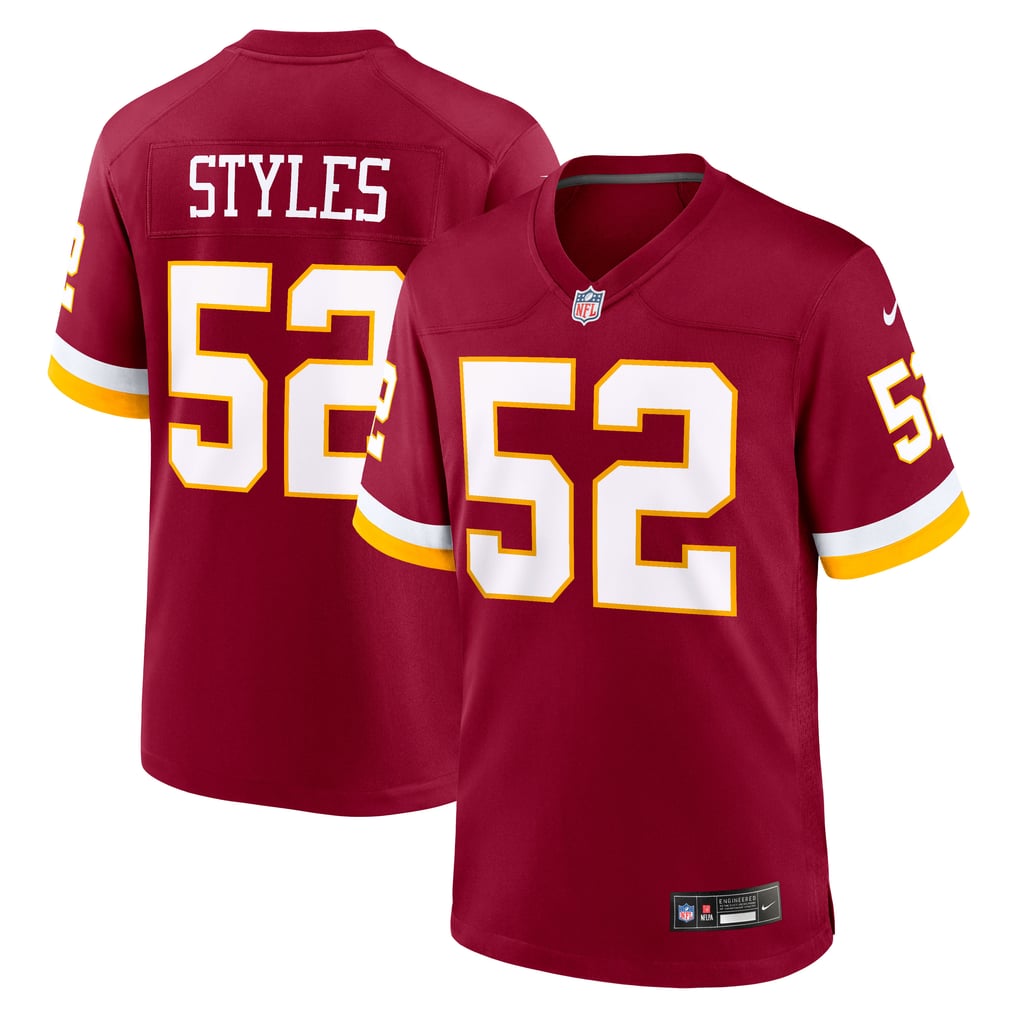 Sonny Styles Washington Commanders Nike Team Game Jersey - Burgundy