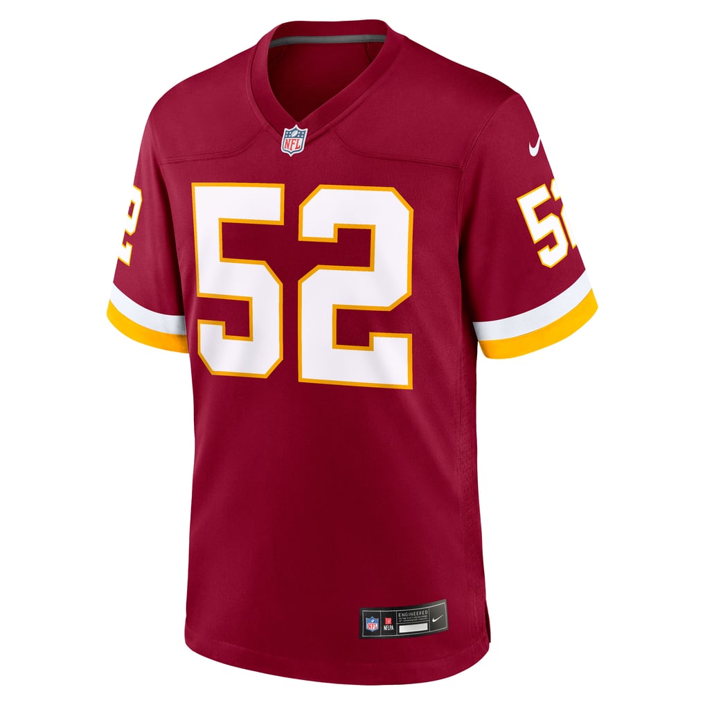 Sonny Styles Washington Commanders Nike Team Game Jersey - Burgundy