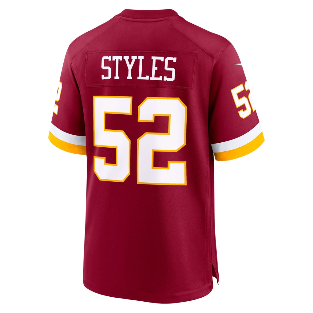 Sonny Styles Washington Commanders Nike Team Game Jersey - Burgundy