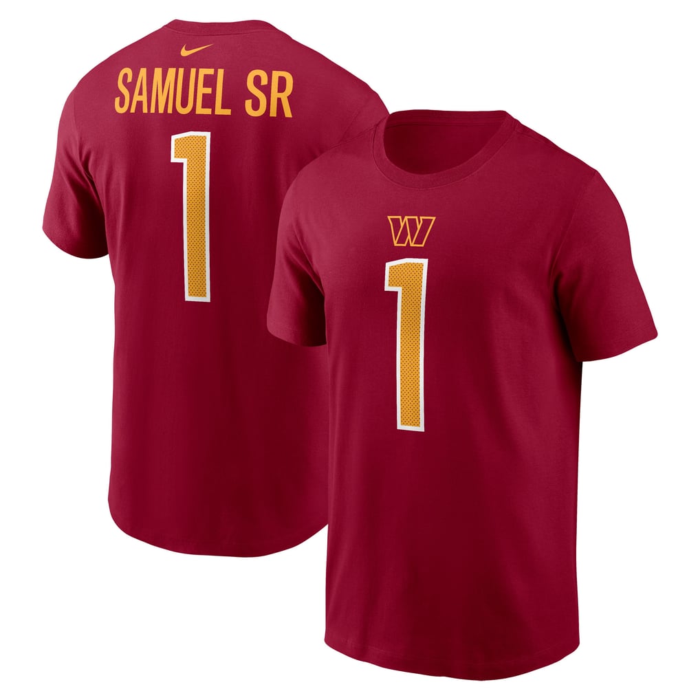 Deebo Samuel Sr Washington Commanders Nike Name & Number T-Shirt - Burgundy