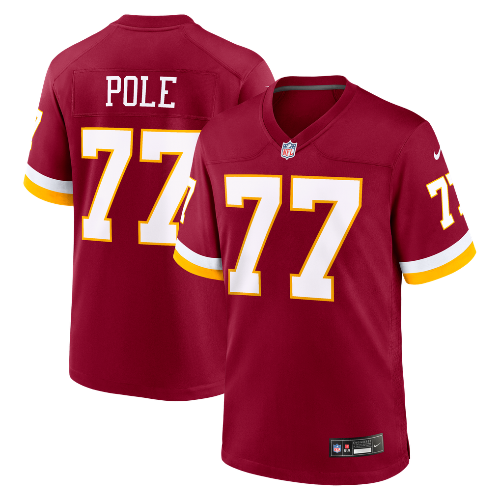 Nike Esa Pole Washington Commanders Burgundy Team Game Jersey