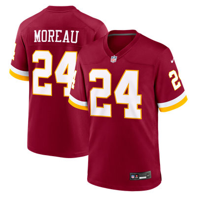 Fabian Moreau Washington Commanders Nike Team Game Jersey - Burgundy