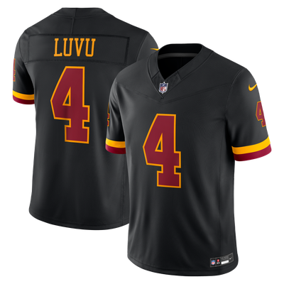 Frankie Luvu Washington Commanders Nike Alternate Hail Raiser Vapor F.U.S.E. Stitched Limited Jersey - Black