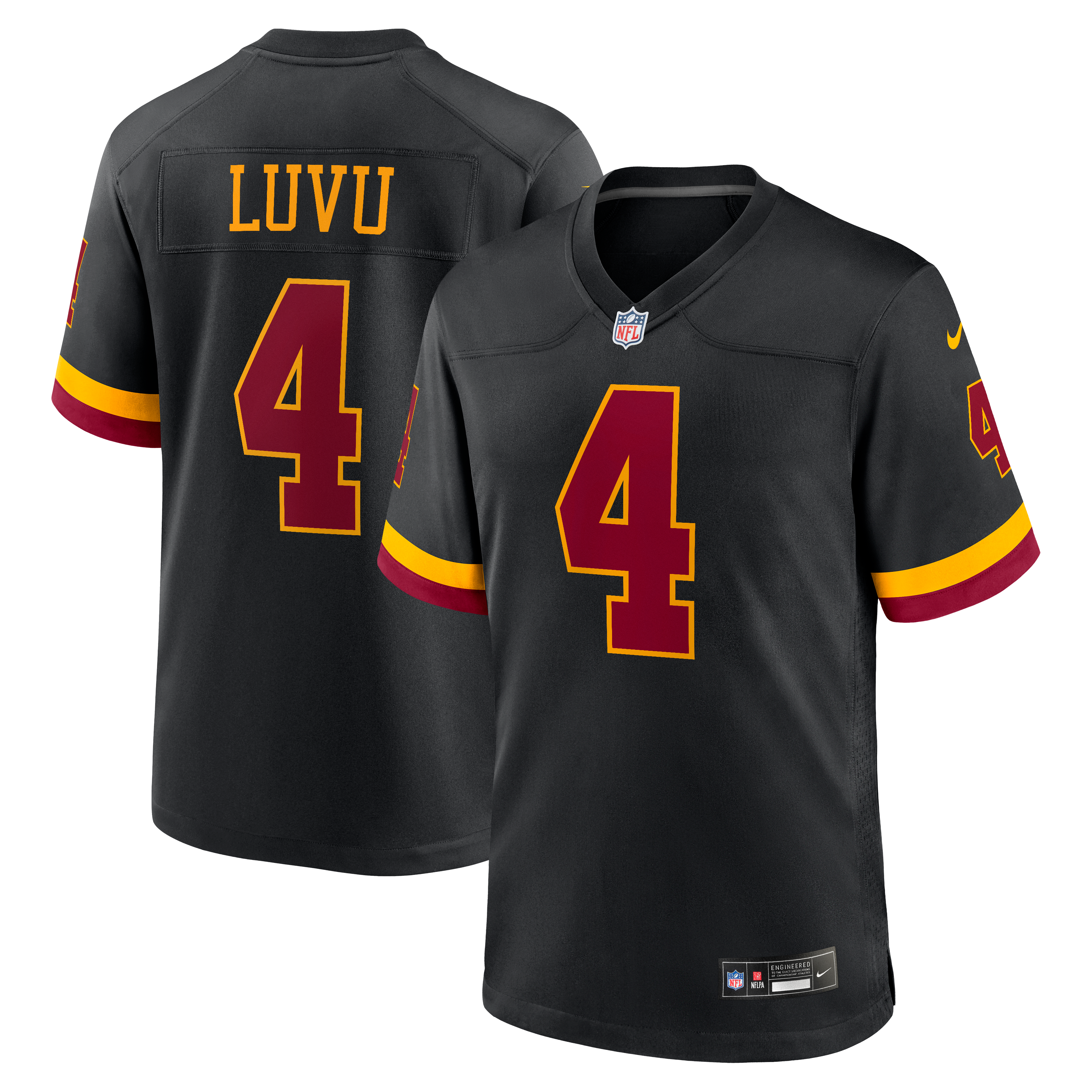 Frankie Luvu Washington Commanders Hail Raiser Alternate Game Jersey Black