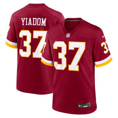 Isaac Yiadom Washington Commanders Nike Team Game Jersey - Burgundy
