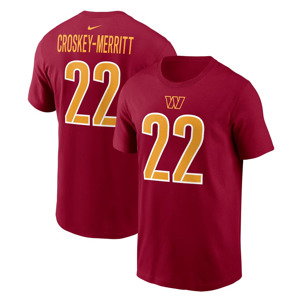 Men's Washington Commanders Jacory Croskey-Merritt Nike Burgundy Player ...