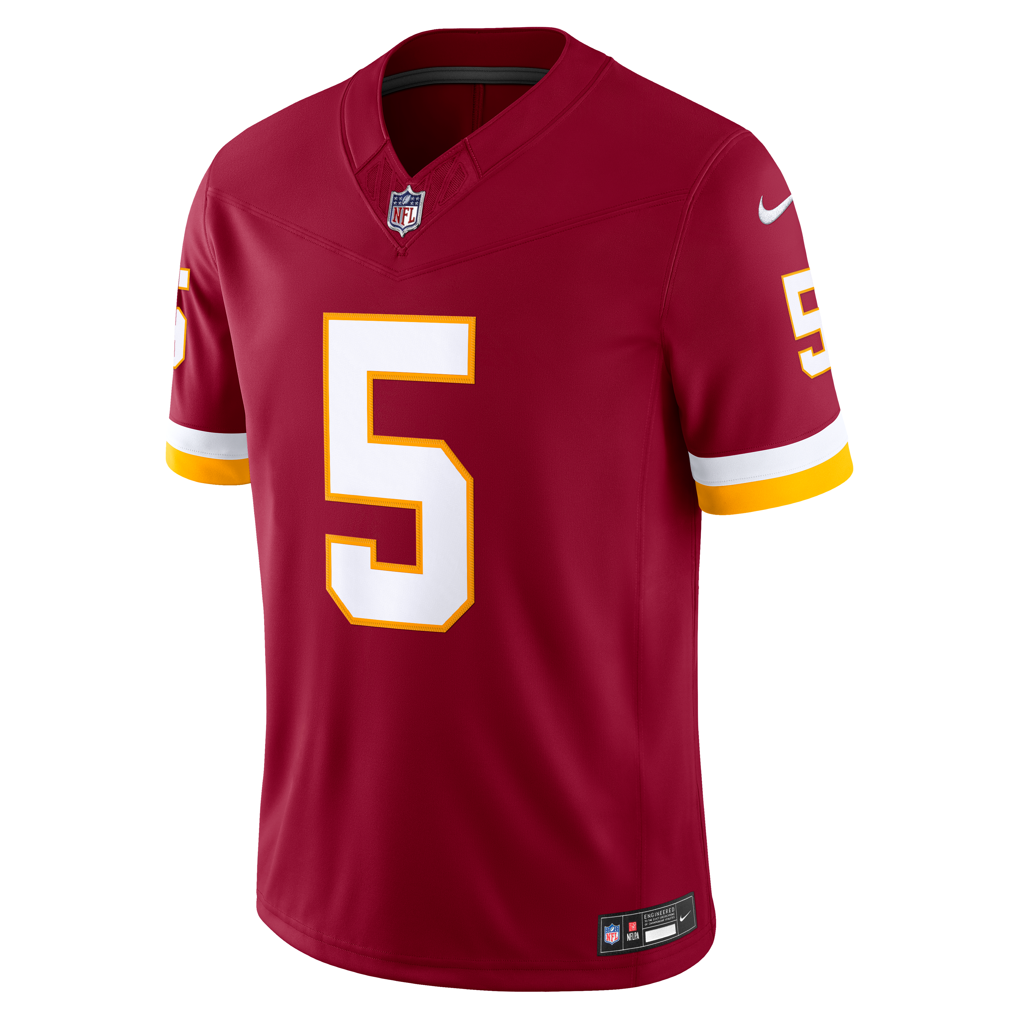 Jayden Daniels Washington Commanders Team Vapor F.U.S.E. Stitched Limited Jersey Burgundy