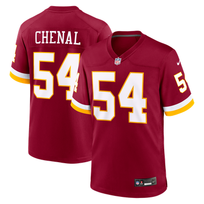 Leo Chenal Washington Commanders Nike Team Game Jersey - Burgundy