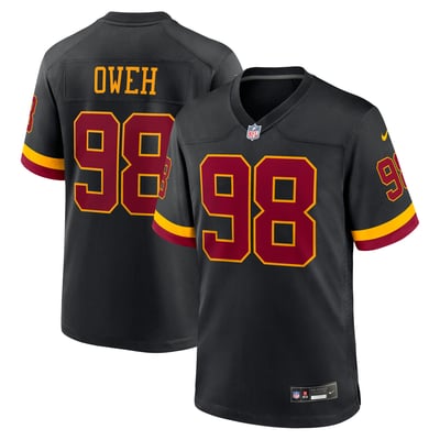 Odafe Oweh Washington Commanders Nike Hail Raiser Alternate Game Jersey - Black
