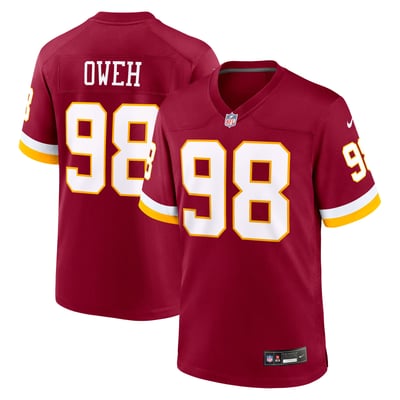 Odafe Oweh Washington Commanders Nike Game Jersey - Burgundy
