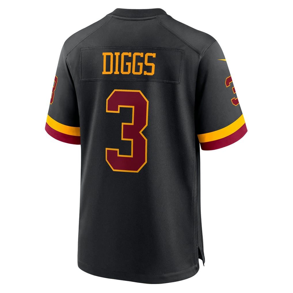 Comanders Kicker Men's Washington Commanders Stefon Diggs Nike Black Alternate Hail ...