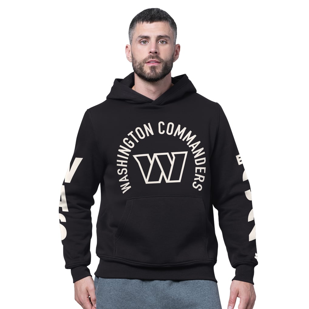 Washington Commanders Starter Handoff Fleece Hoodie Sweatshirt - Black