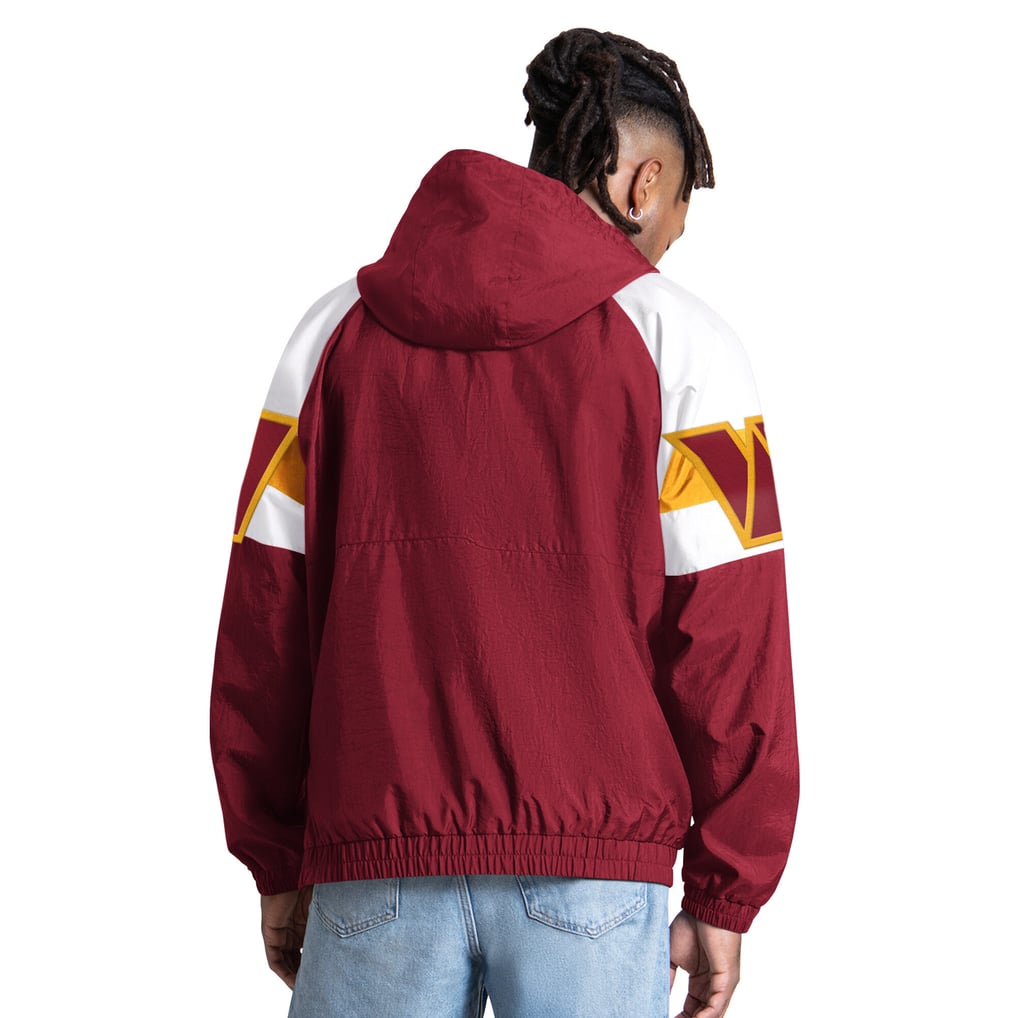 Washington Commanders Starter Street Cut Half-Zip Jacket - Burgundy