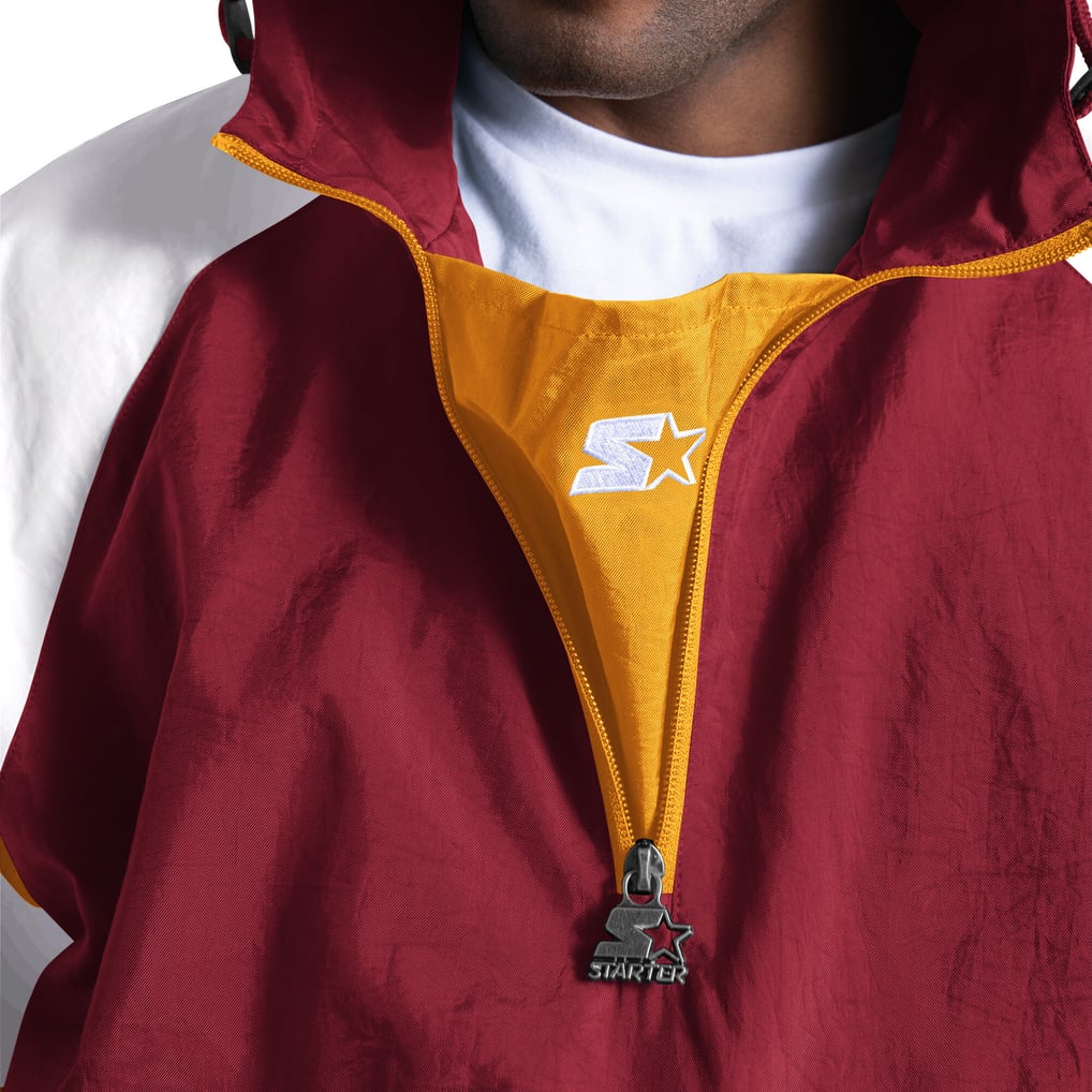 Washington Commanders Starter Street Cut Half-Zip Jacket - Burgundy