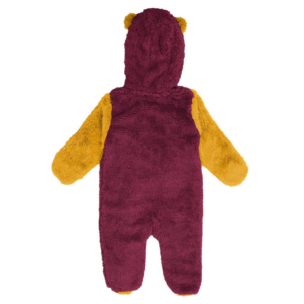  Washington Commanders Outerstuff  Newborn Teddy Fleece Bunting Full-Zip Sleeper - Burgundy