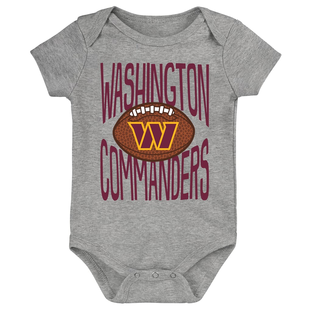  Washington Commanders Outerstuff Newborn For the Ball Bodysuit - Gray