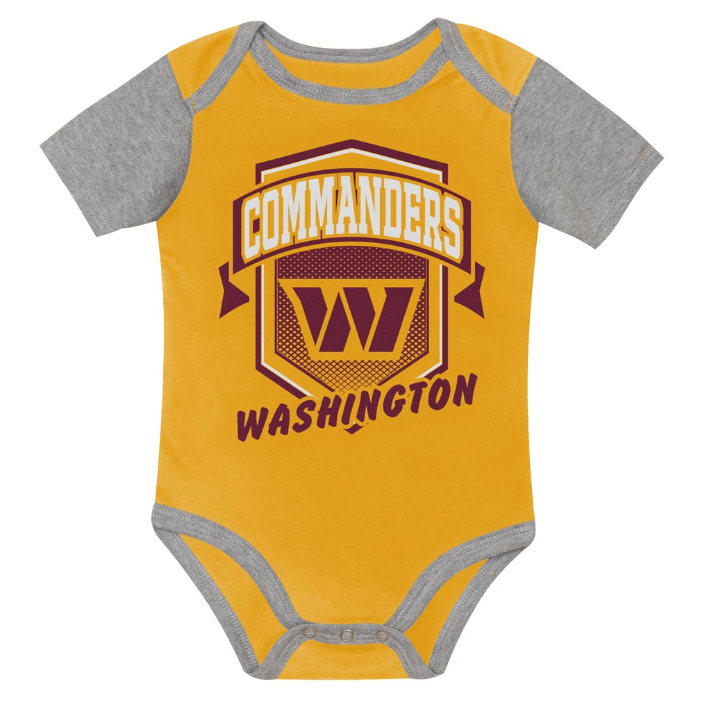  Washington Commanders Outerstuff Newborn First Round Pick Three-Piece Bodysuit Set