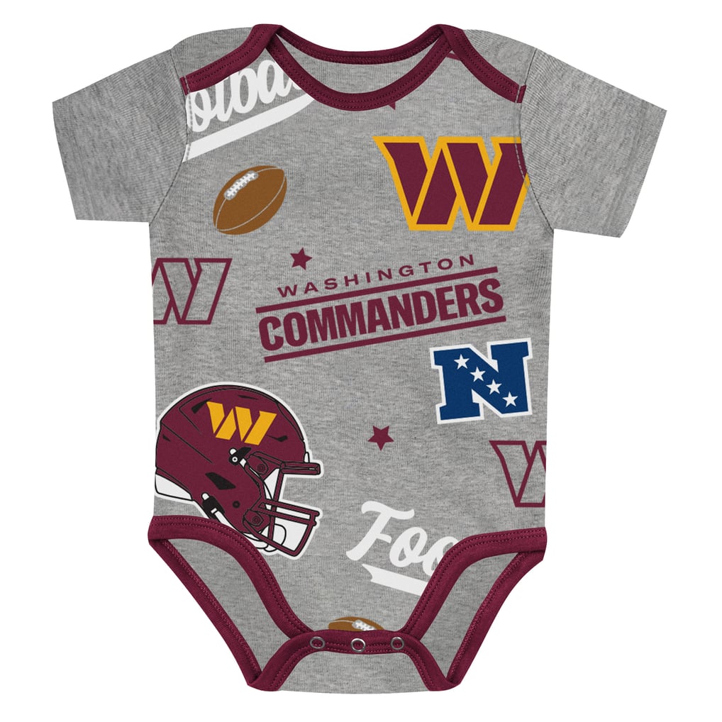  Washington Commanders Outerstuff Newborn First Round Pick Three-Piece Bodysuit Set
