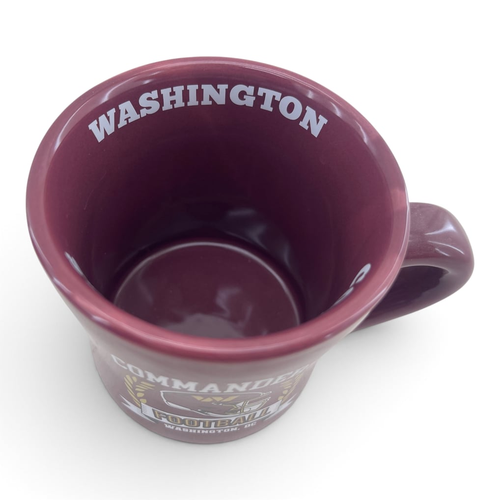 Washington Commanders Pegasus 11oz. Helmet Crest Wordmark Ceramic Mug