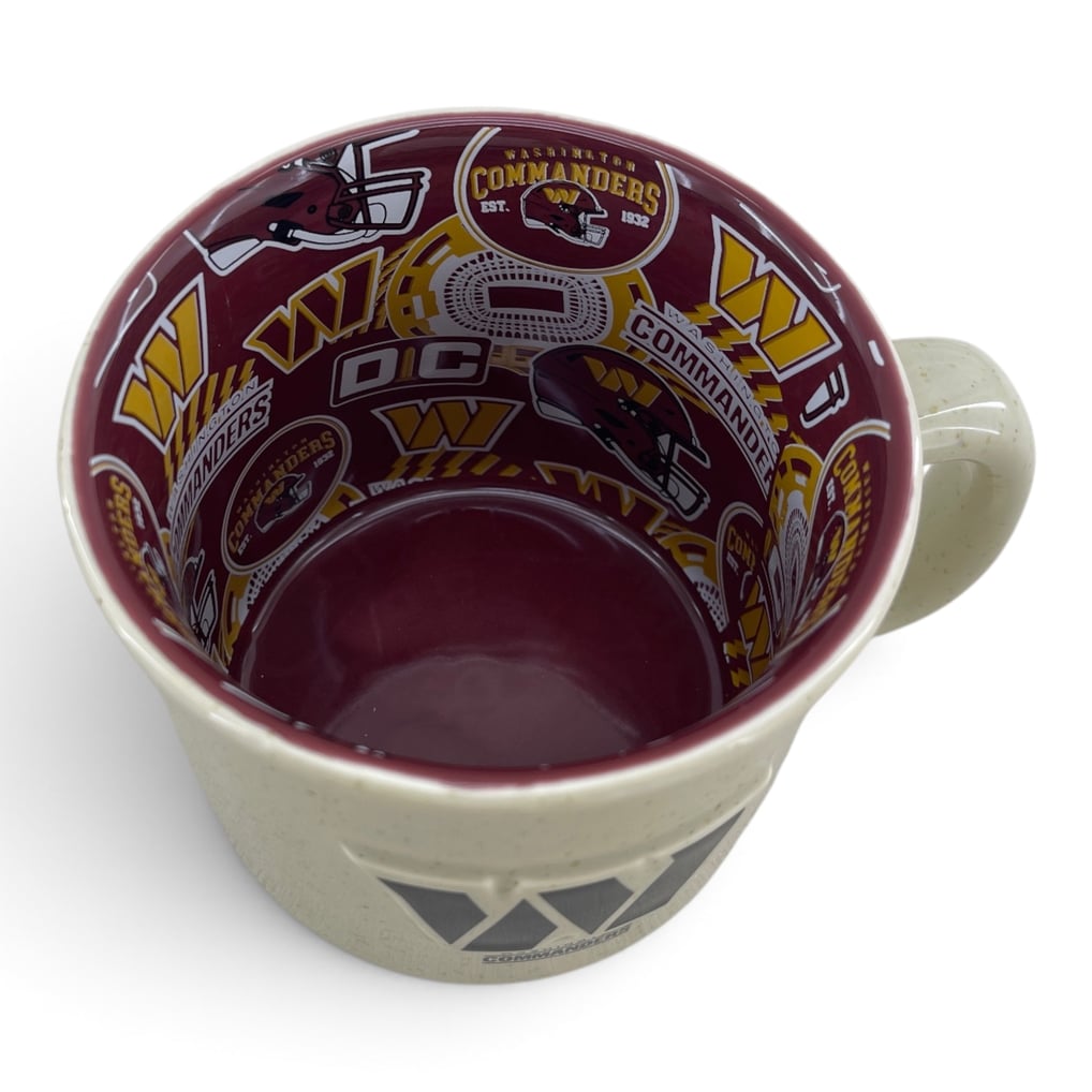 Washington Commanders Pegasus 17oz. 3-D Mashup Stone Ceramic Mug