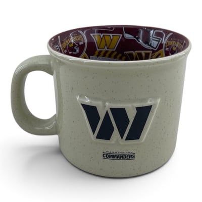 Washington Commanders Pegasus 17oz. 3-D Mashup Stone Ceramic Mug