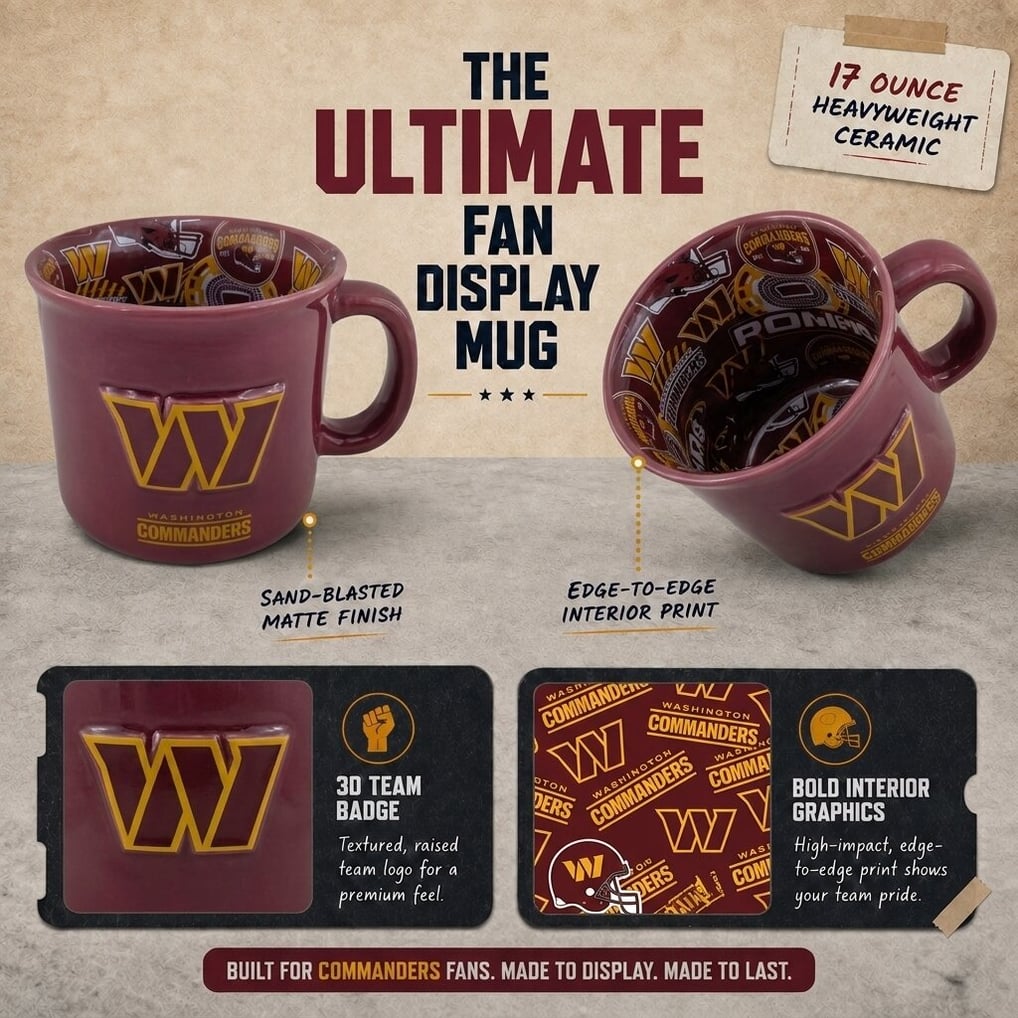 Washington Commanders Pegasus 17oz. Inside Out Mug