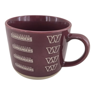 Washington Commanders Pegasus 17oz. Tonal Logo Sand Blasted Mug