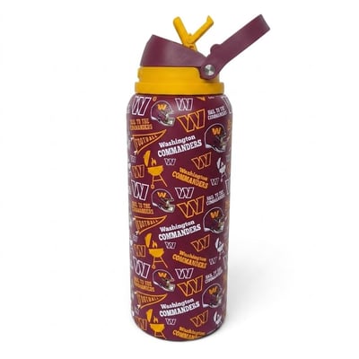 Washington Commanders Pegasus 32oz. Game Day Pennant Stainless Steel ProPress Water Bottle