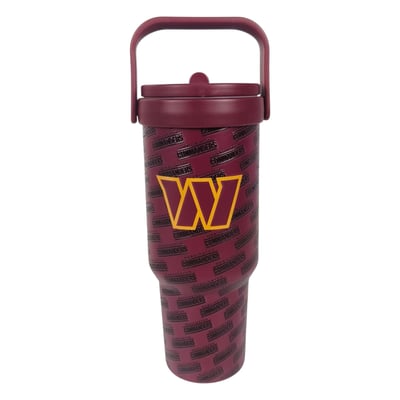Washington Commanders Pegasus 40oz. 5-D Logo Wordmark Stainless Steel ProCarry Tumbler