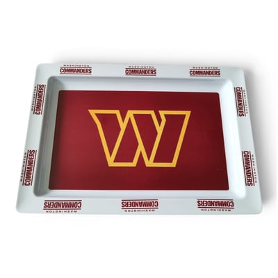 Washington Commanders Pegasus Repeat Wordmark 22" x 15" Party Tray