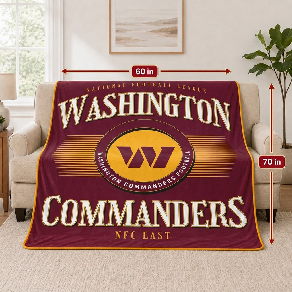 Washington Commanders Pegasus Spotlight Arch 60" x 70" Ultra Soft Throw Blanket