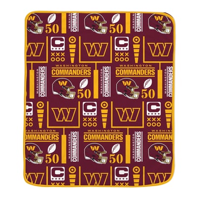 Washington Commanders Pegasus Team Spirit 60" x 70" Ultra Soft Blanket