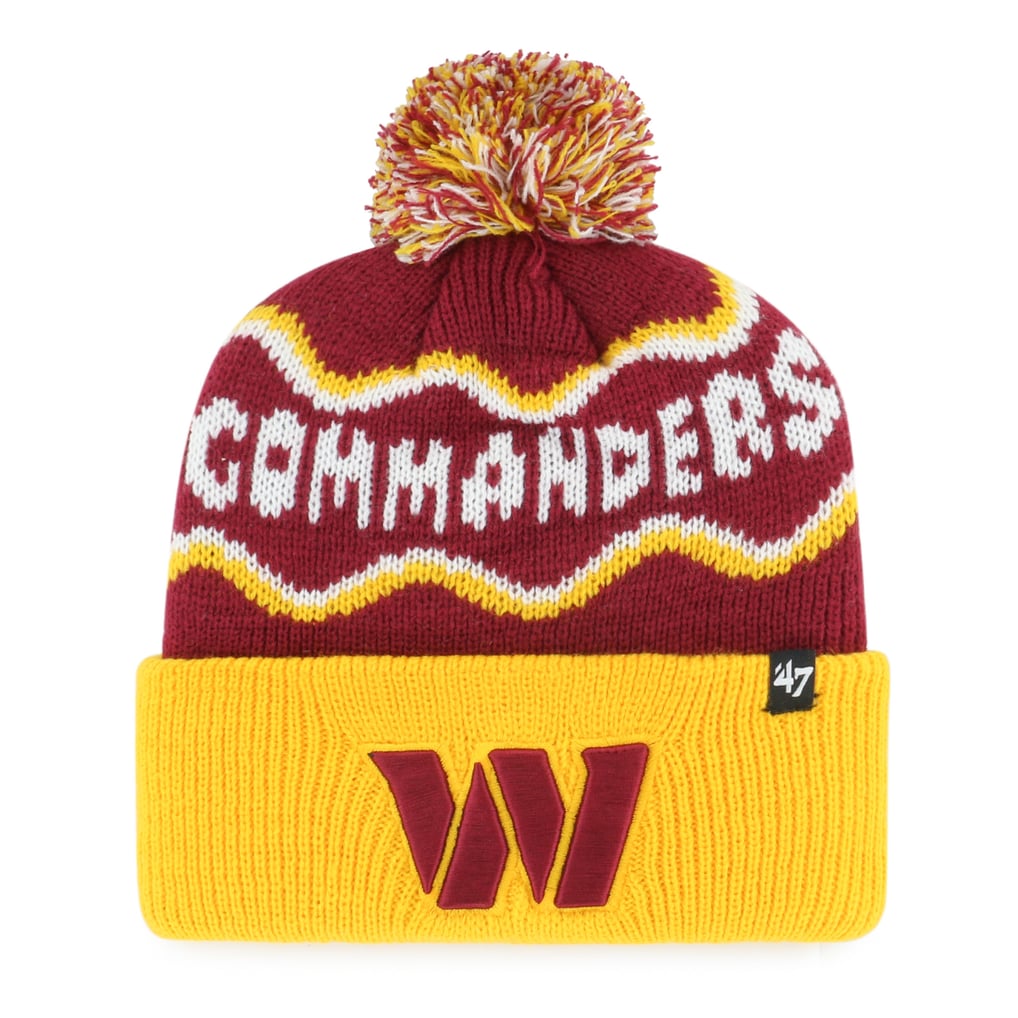  Washington Commanders '47 Preschool Squiggle Script Cuffed Knit Hat - Burgundy