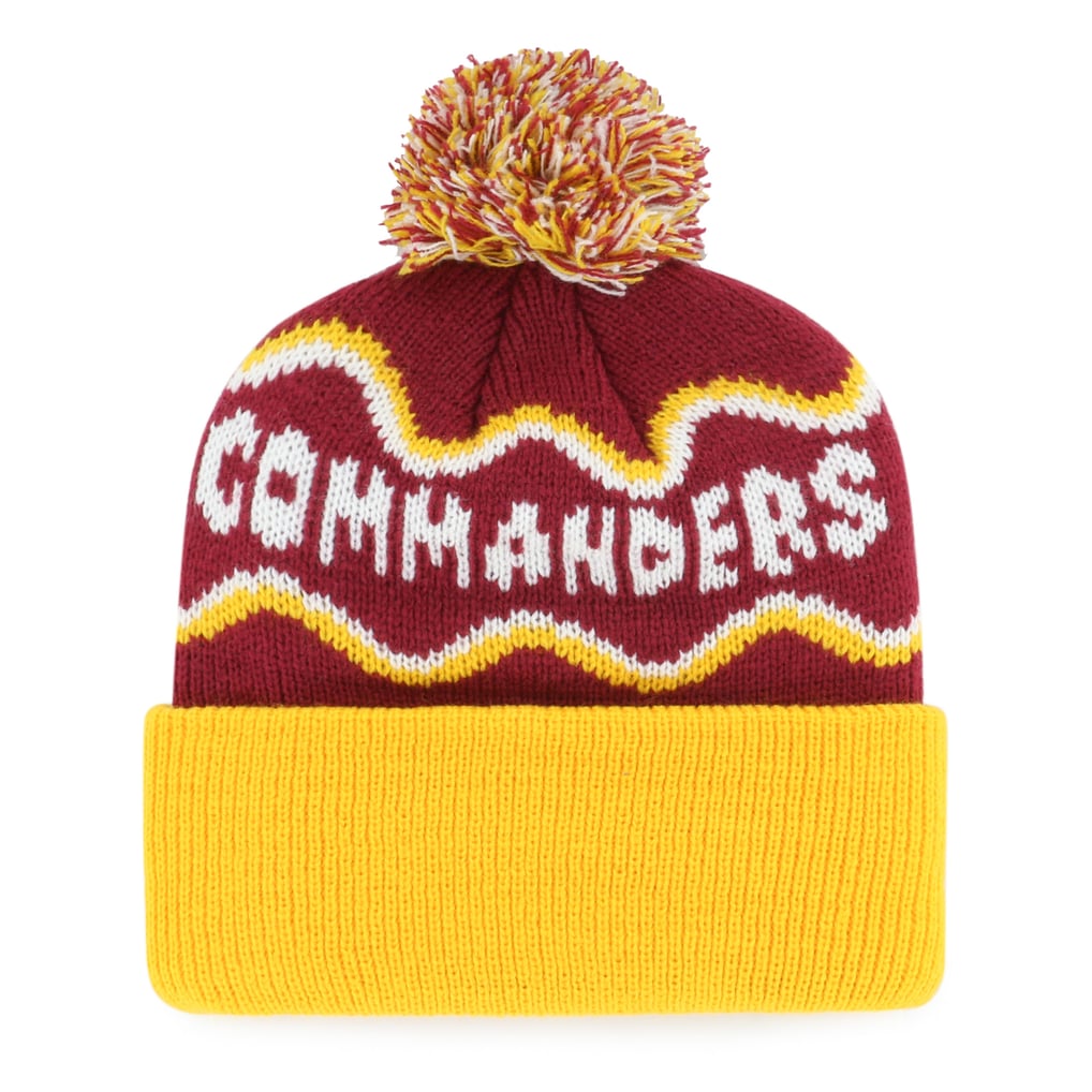  Washington Commanders '47 Preschool Squiggle Script Cuffed Knit Hat - Burgundy