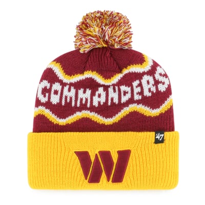  Washington Commanders '47 Preschool Squiggle Script Cuffed Knit Hat - Burgundy