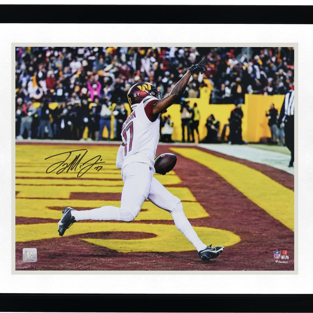 Terry McLaurin Washington Commanders Autographed Fanatics Authentic 16" x 20" Touchdown Photograph 