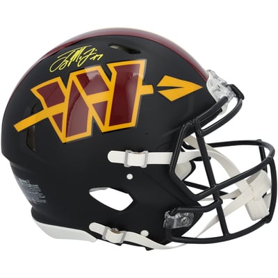Terry McLaurin Washington Commanders Autographed Fanatics Authentic Riddell 2026 Alternate Speed Authentic Helmet 