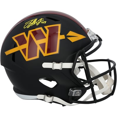 Terry McLaurin Washington Commanders Autographed Fanatics Authentic Riddell 2026 Speed Replica Helmet 