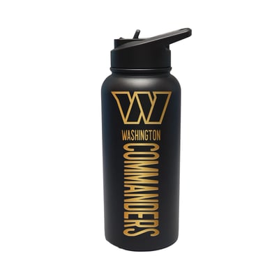 Washington Commanders The Memory Company 32oz. Stainless Steel Gold Lettering Tumbler