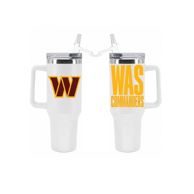 Washington Commanders The Memory Company 40oz. Stainless Steel Tumbler with Flip Straw