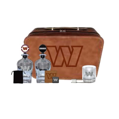 Washington Commanders The Memory Company Decanter Set