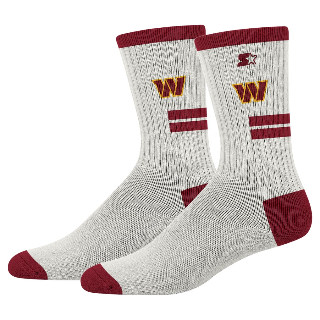  Washington Commanders PRO Compression Unisex Premiere Cushioned Crew Socks - Cream