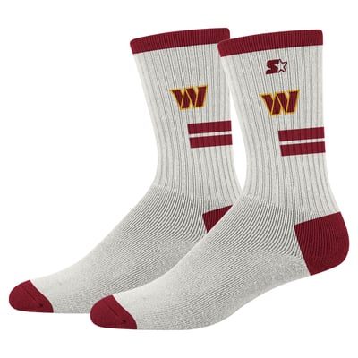  Washington Commanders PRO Compression Unisex Premiere Cushioned Crew Socks - Cream