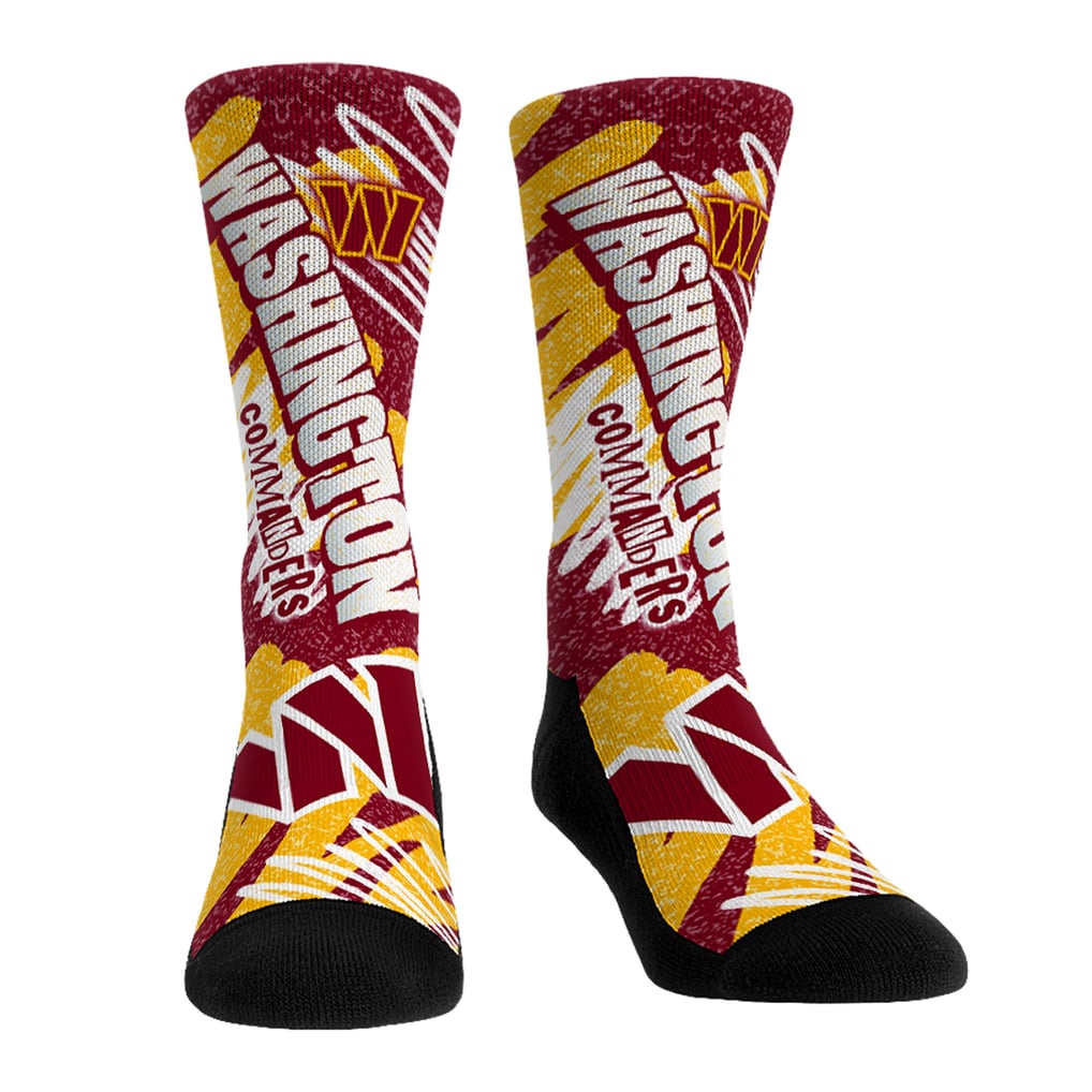 Washington Commanders Rock Em Unisex Team Blast Two-Pack Crew Socks