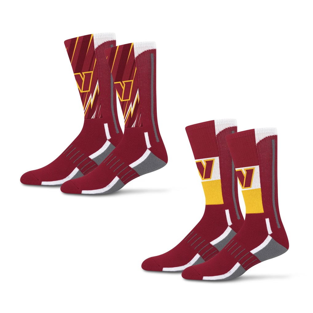 Washington Commanders Starter Unisex Big Energy Neo Two-Pack Crew Socks Set